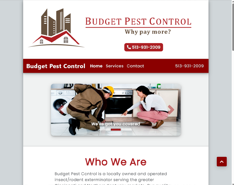 Budget Pest Control Example